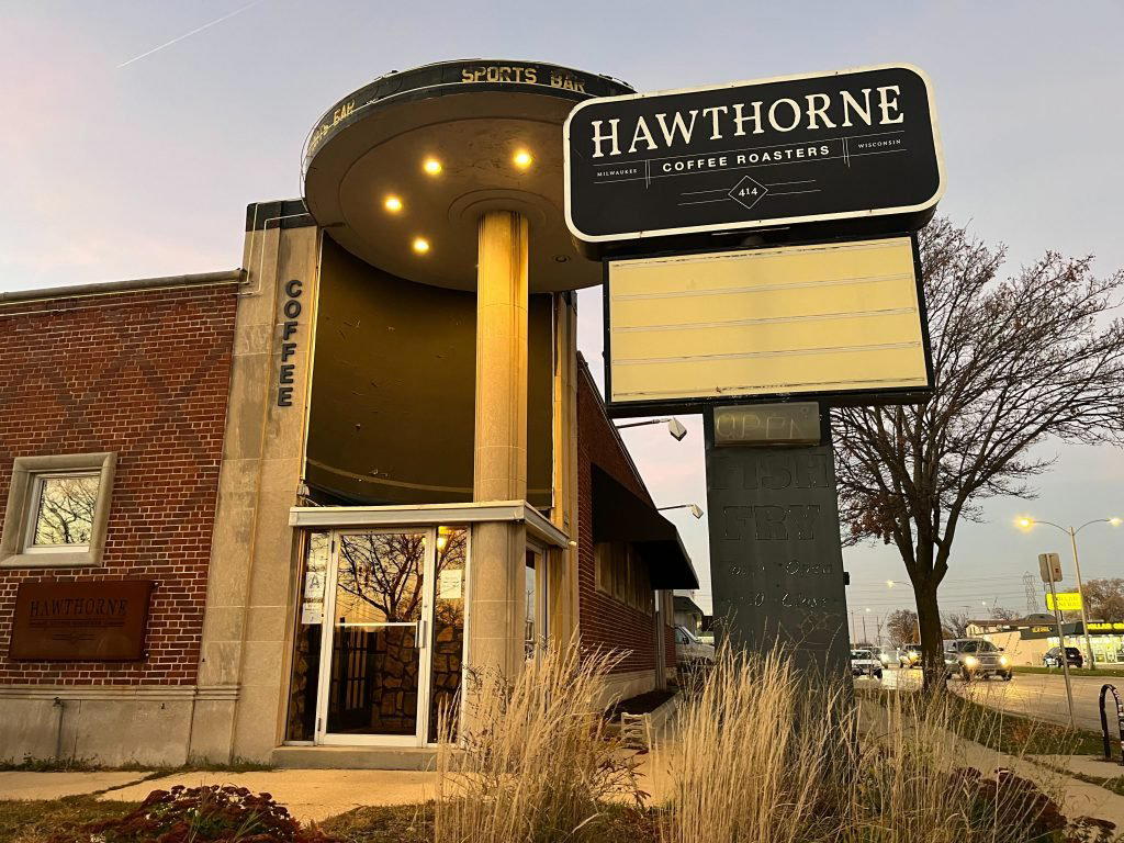 Hawthorne Coffee Roasters bar in Milwaukee