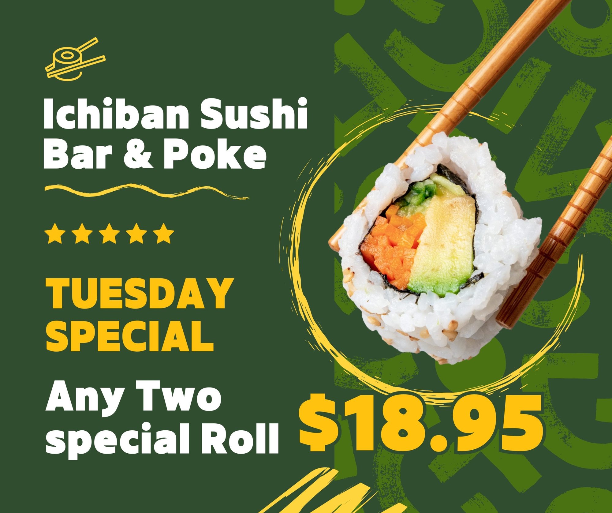 Ichiban Sushi Bar & Poke, Bar in Norman