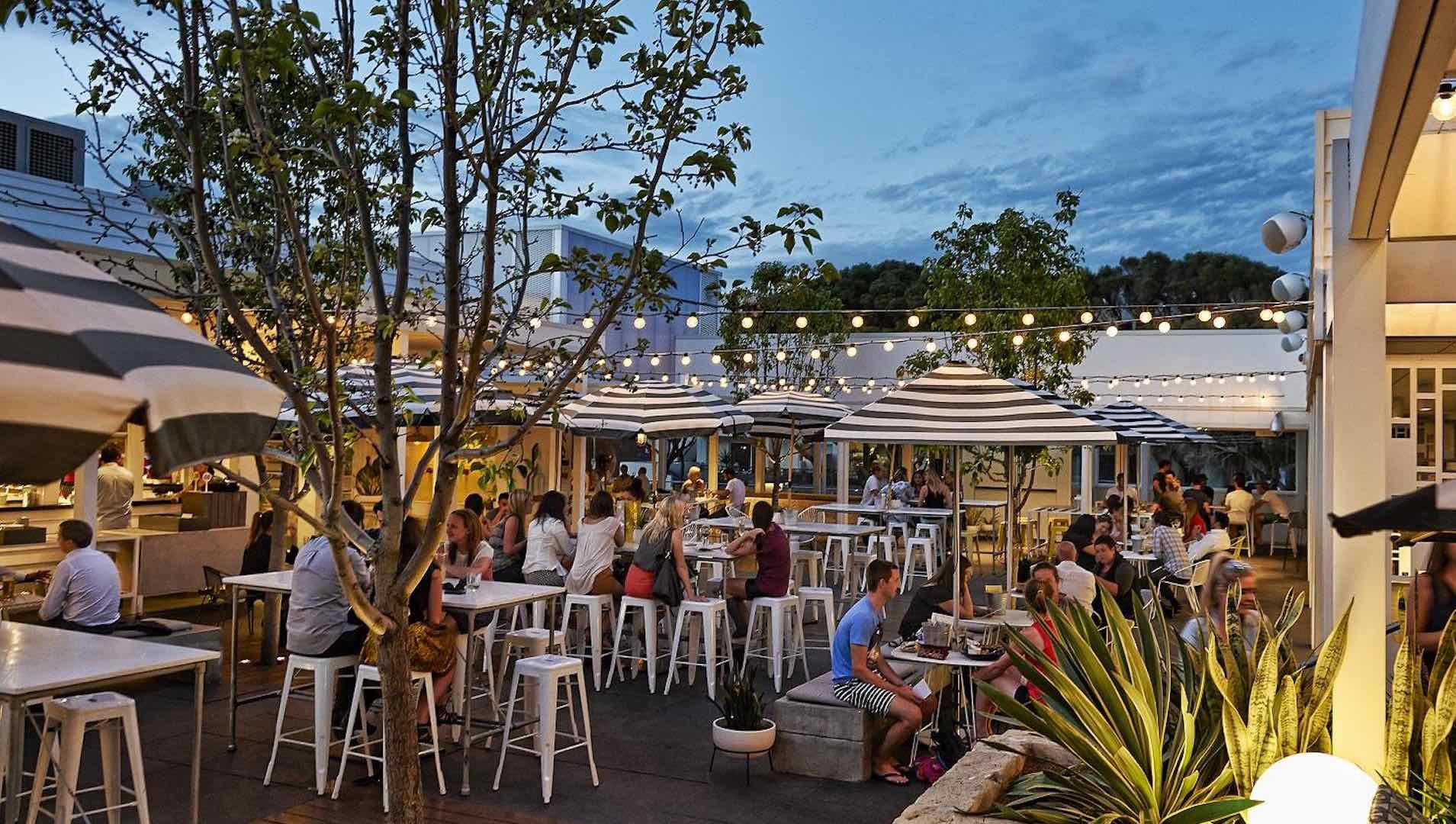 The Cottesloe Beach Hotel bar in Cottesloe, Australia