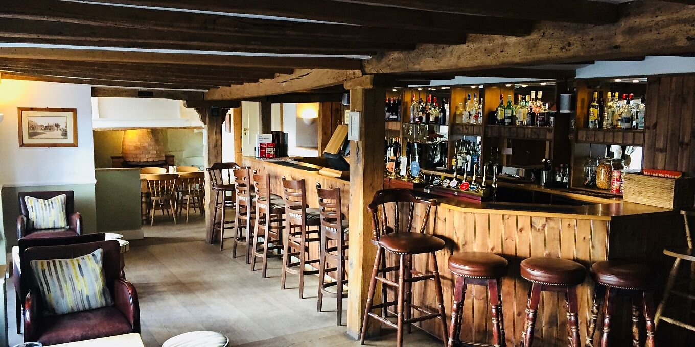 The Pilgrim bar in North Marston
