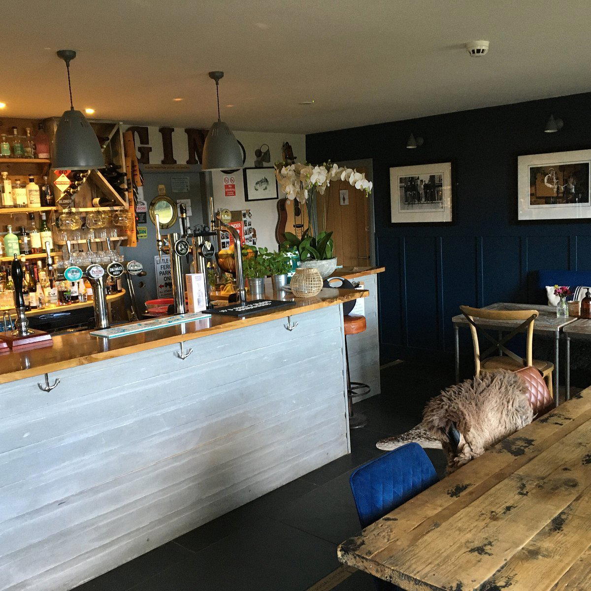 The Ferry Inn bar in Uig, United Kingdom