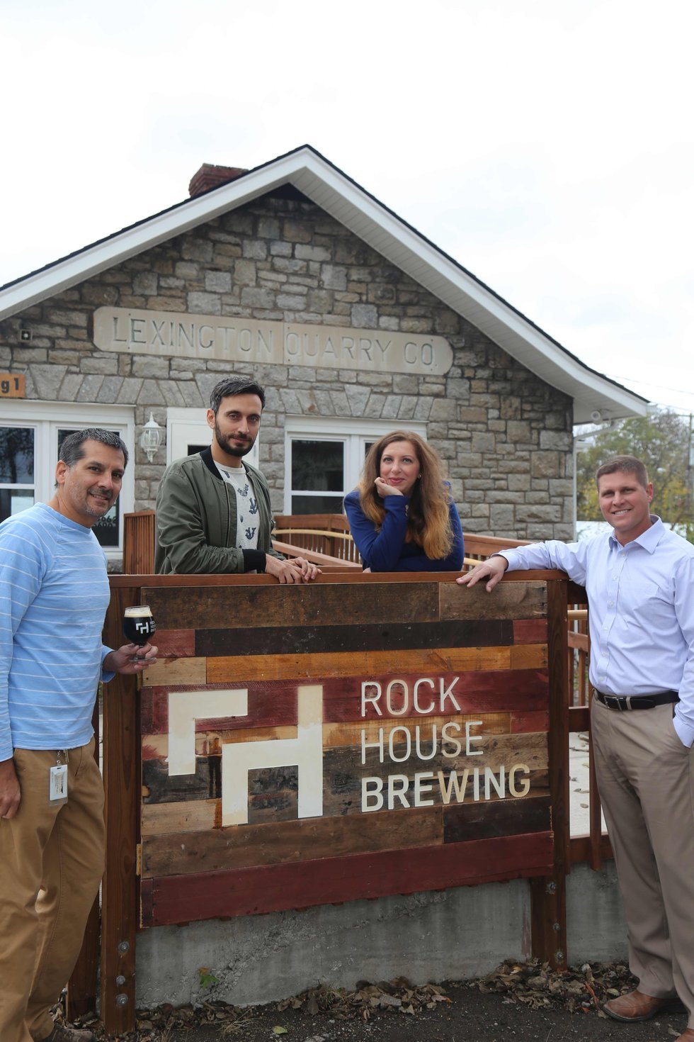 Rock House Brewing bar in Lexington