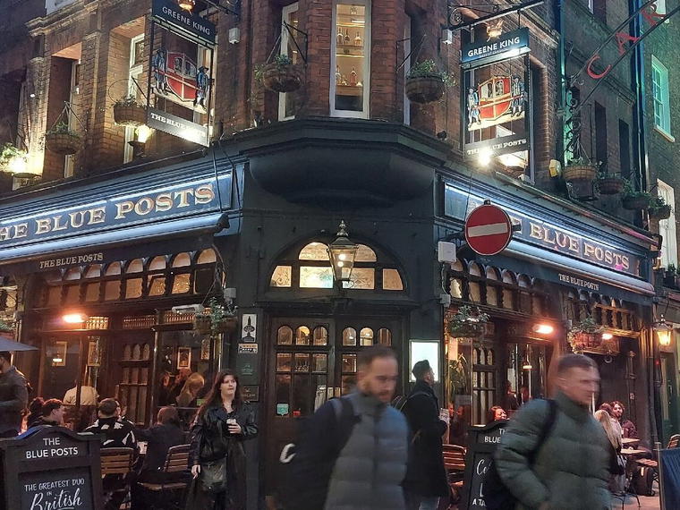 Blue Posts, London, United Kingdom