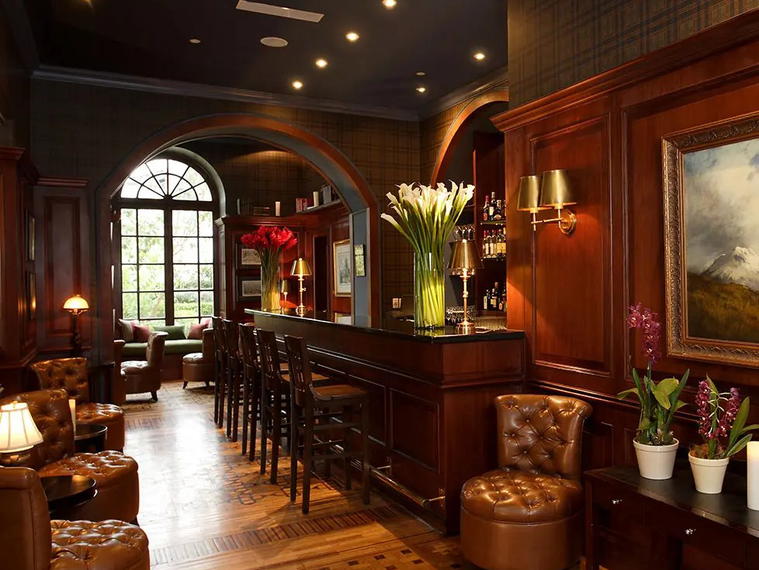 El Bar at Casa Gangotena, Quito, Ecuador