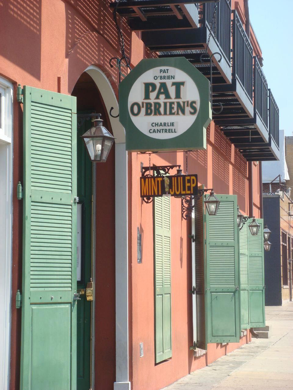 Pat O'Brien's bar in New Orleans, United States