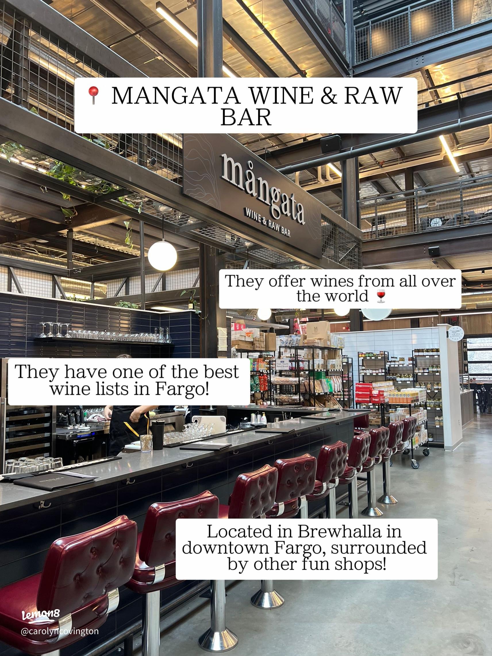 Mångata Wine & Raw Bar bar in Fargo, United States