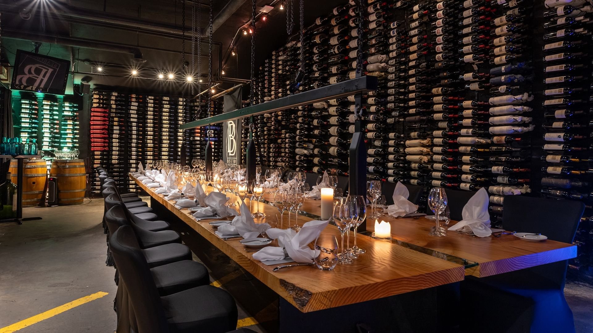 Bearfoot Bistro bar in Whistler, Canada