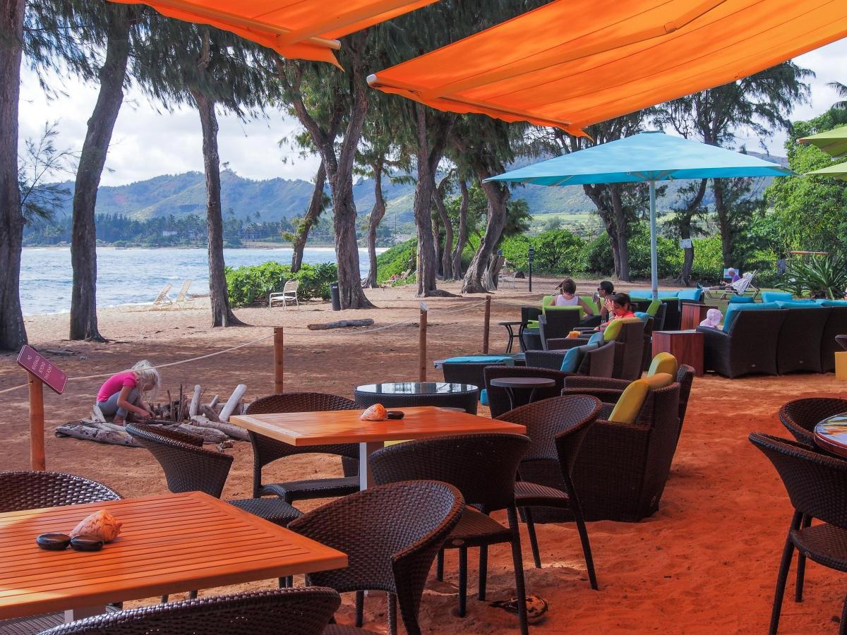 Lava Lava Beach Club restaurant in Puako, United States