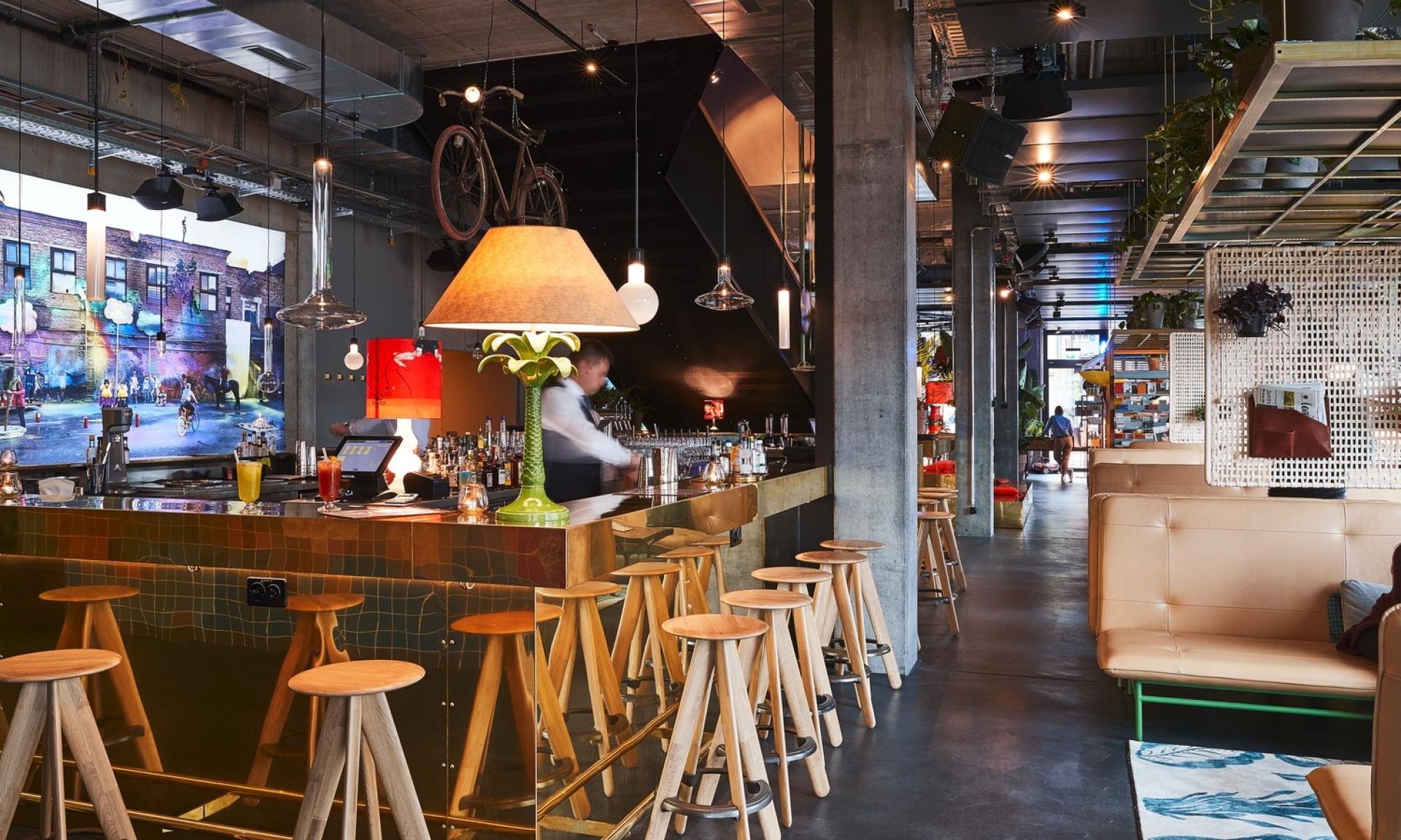 25hours Hotel Zürich Langstrasse bar in Zurich, Switzerland