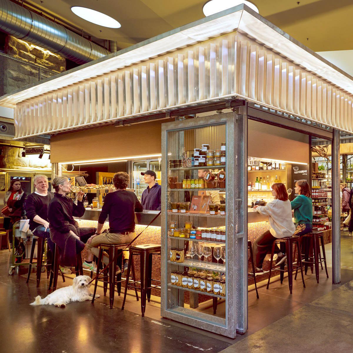 Südhang Austernbar in der Markthalle, Zürich, Switzerland