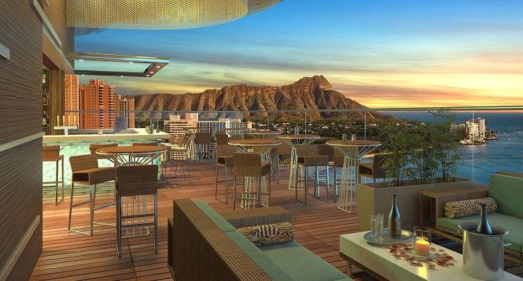 Open air rooftop Bar bar in Skinopi Skinopi