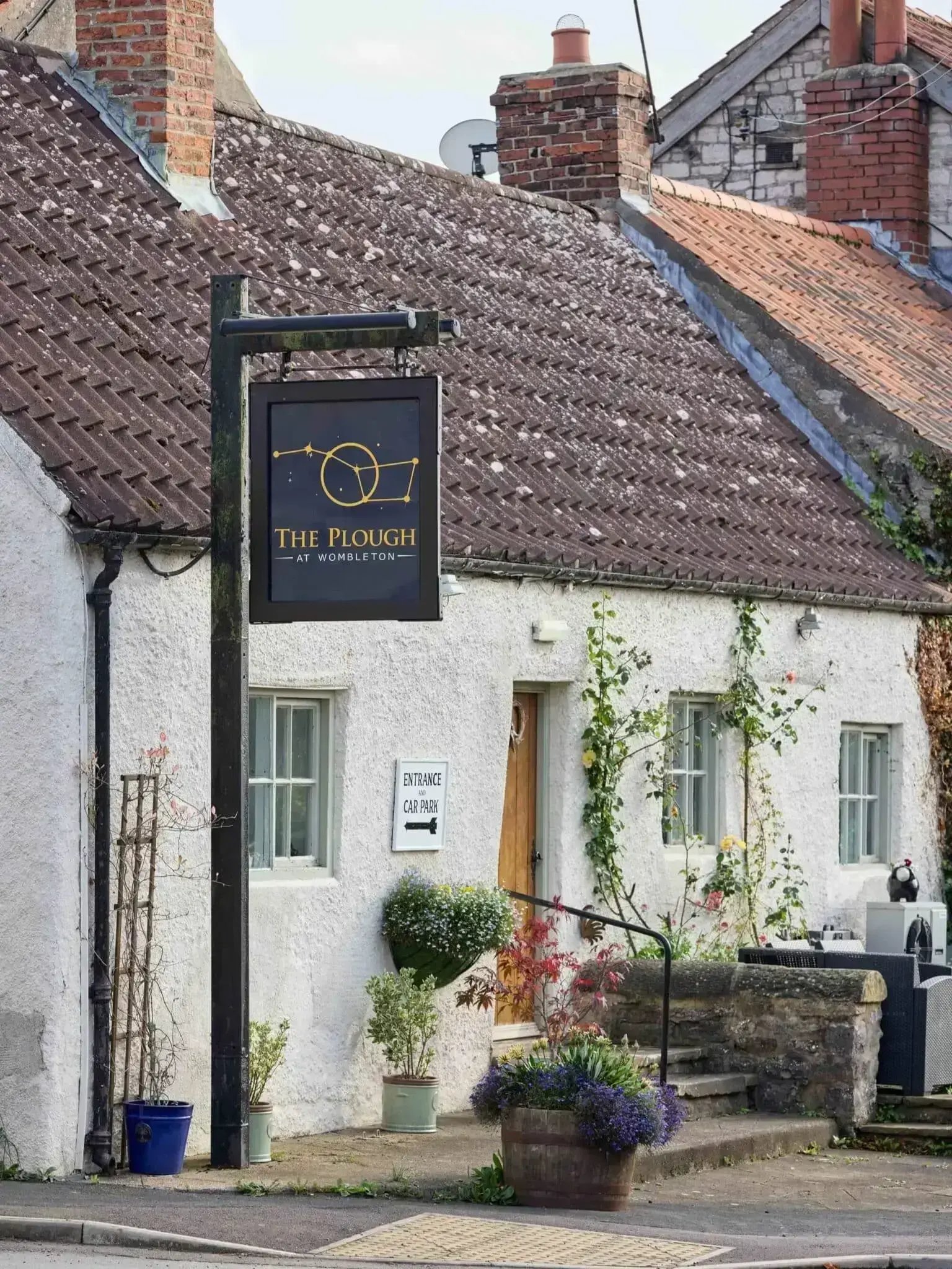 The Plough bar in Wombleton, United Kingdom