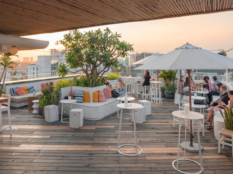 Banana Mama Rooftop Bar & Kitchen Saigon, Ho Chi Minh City, Vietnam