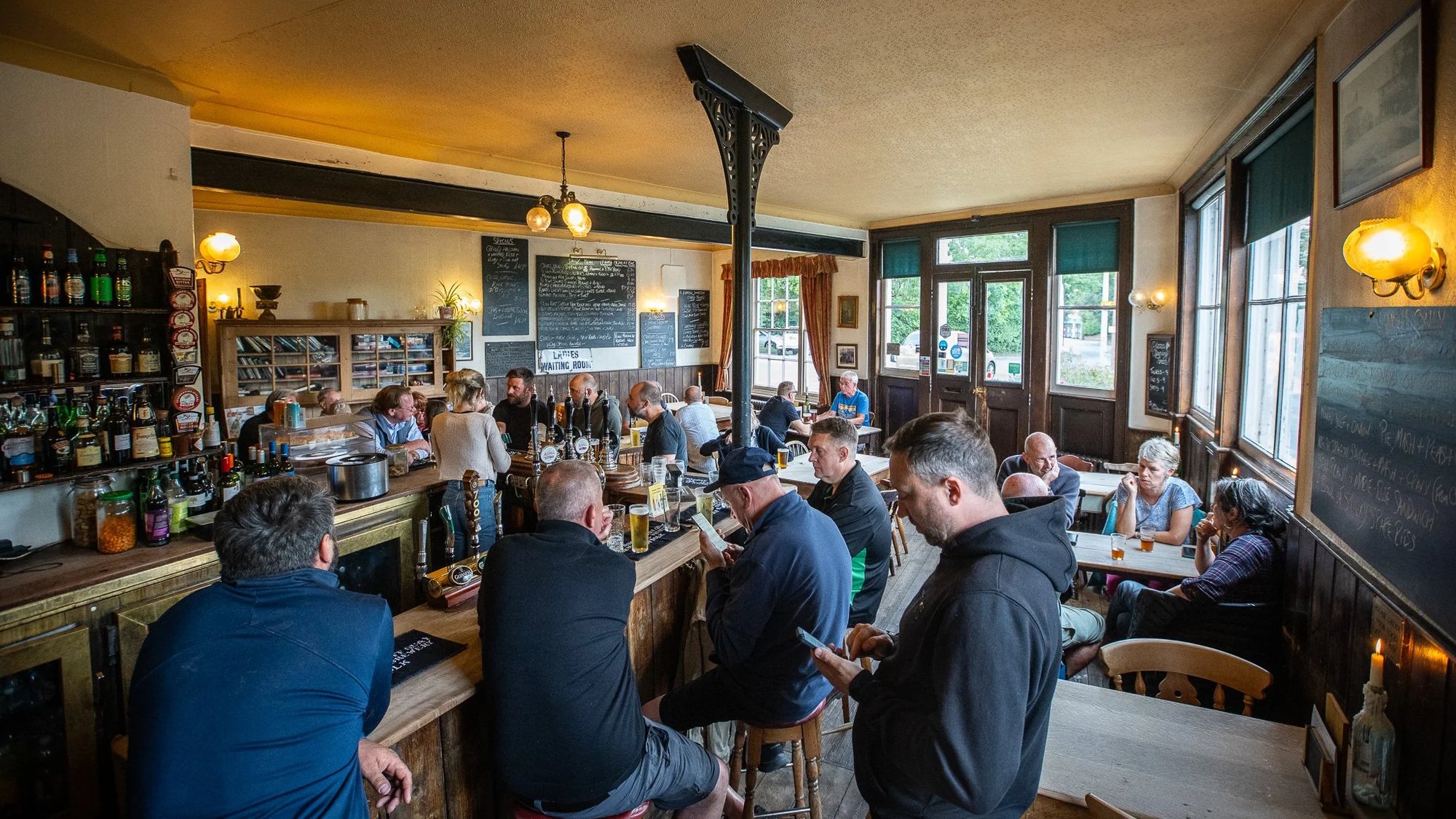The Station bar in Framlingham, United Kingdom