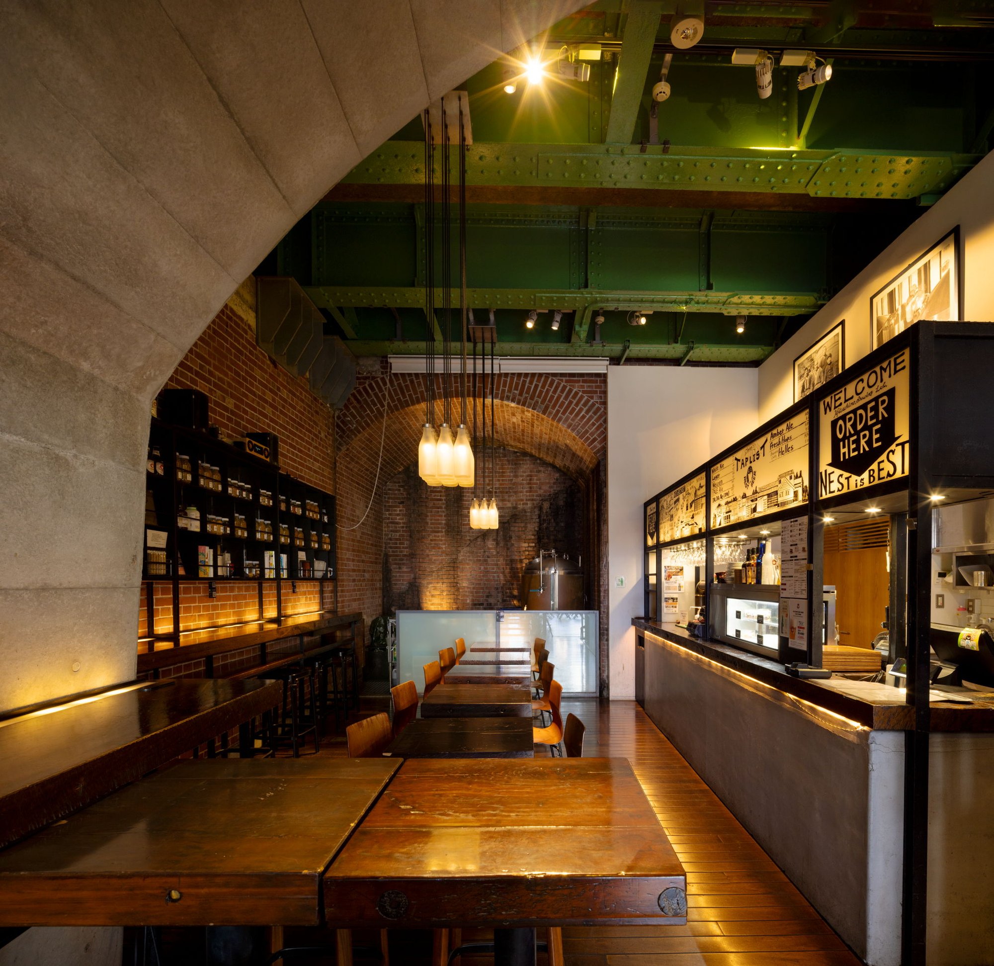 Hitachino Brewing Lab Kanda Manseibashi bar in Tokyo