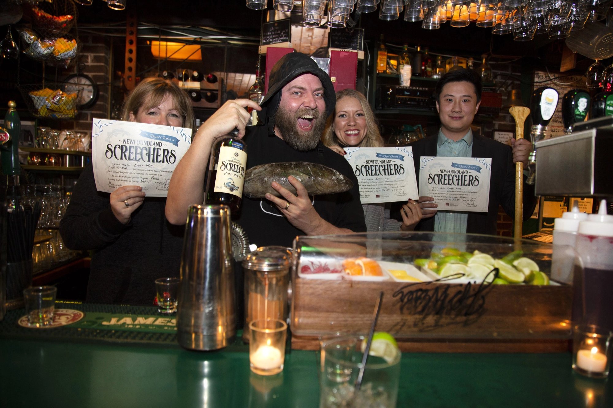 Christian's Pub bar in Division No 1