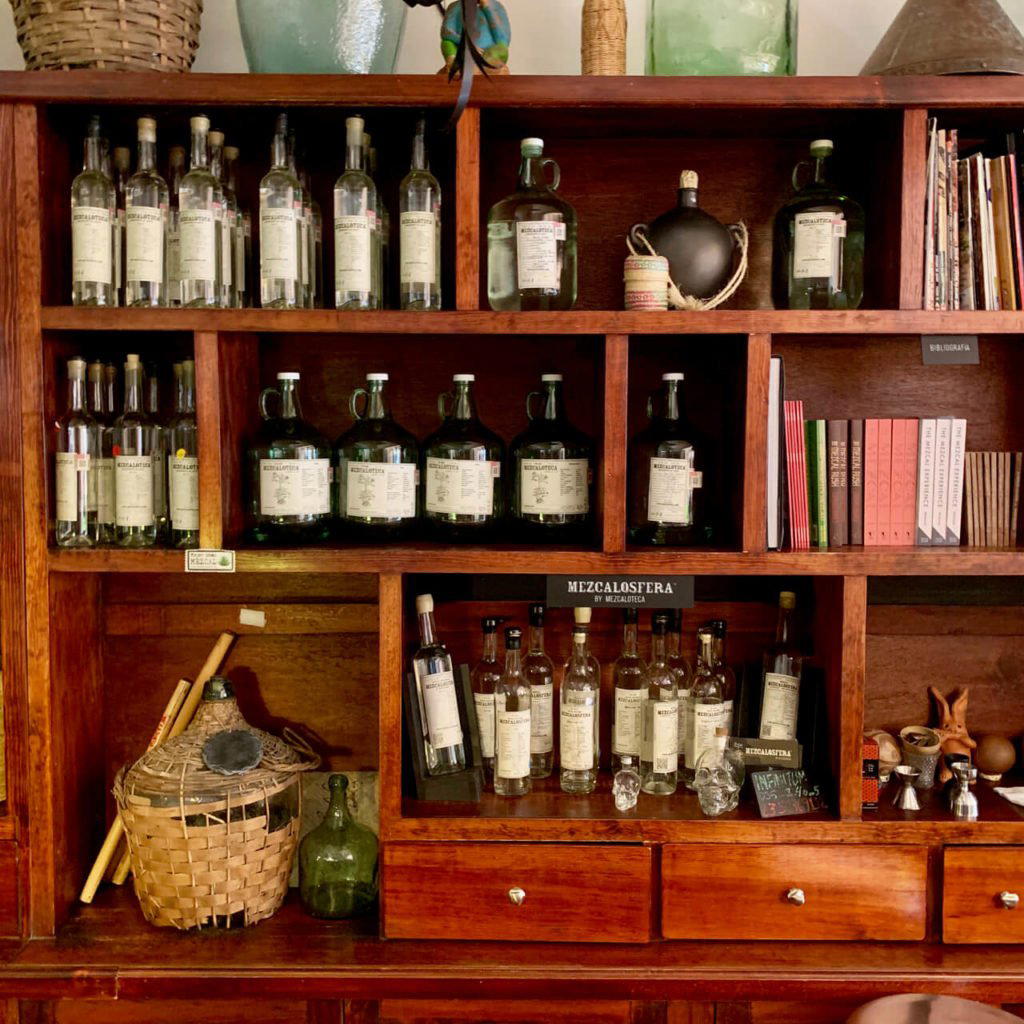 La Mezcaloteca bar in Oaxaca