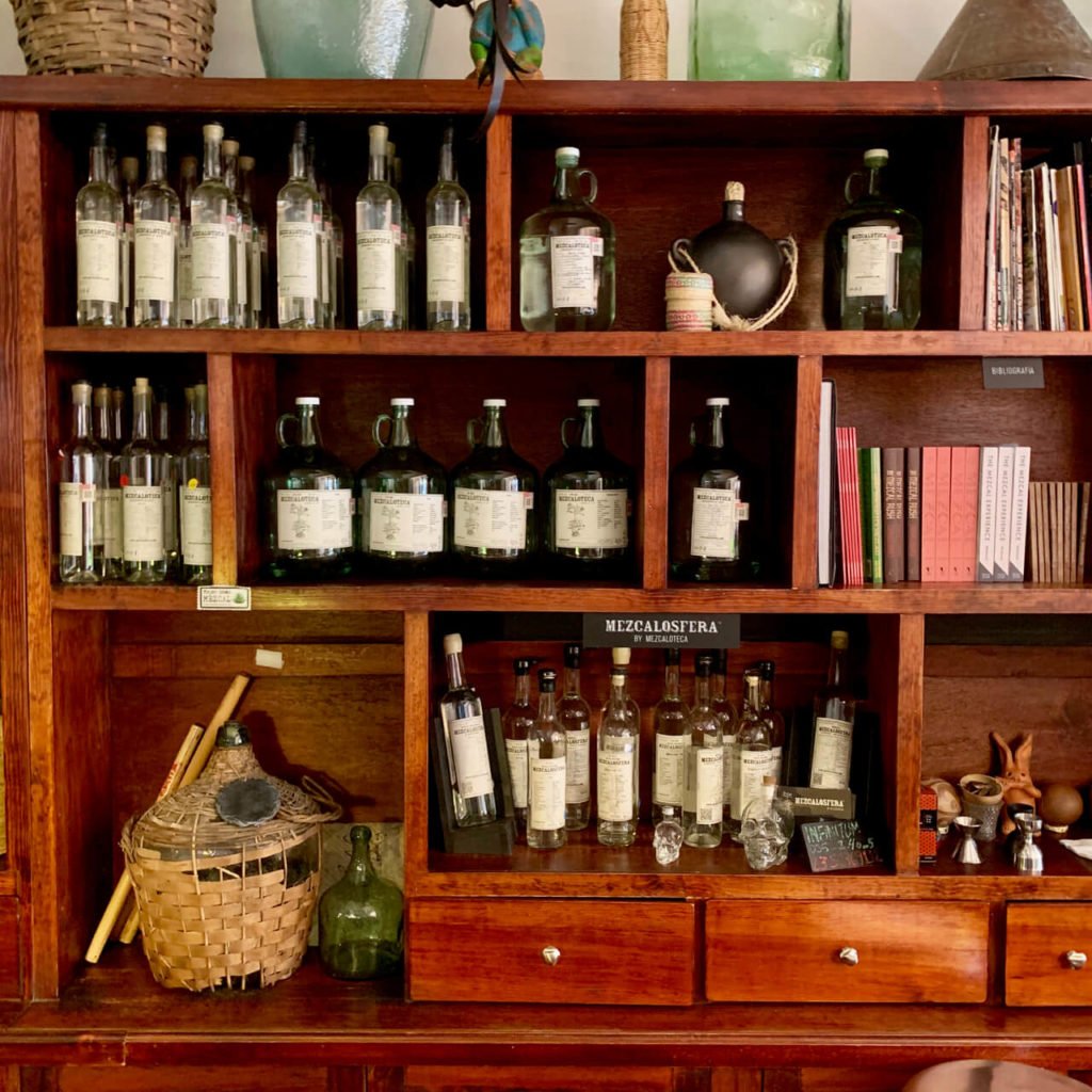 La Mezcaloteca bar in Oaxaca