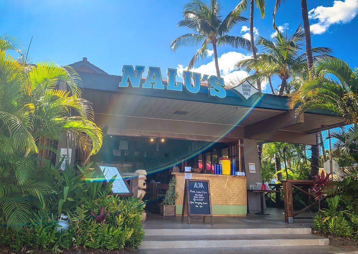 Nalu's South Shore Grill bar in Kihei, United States
