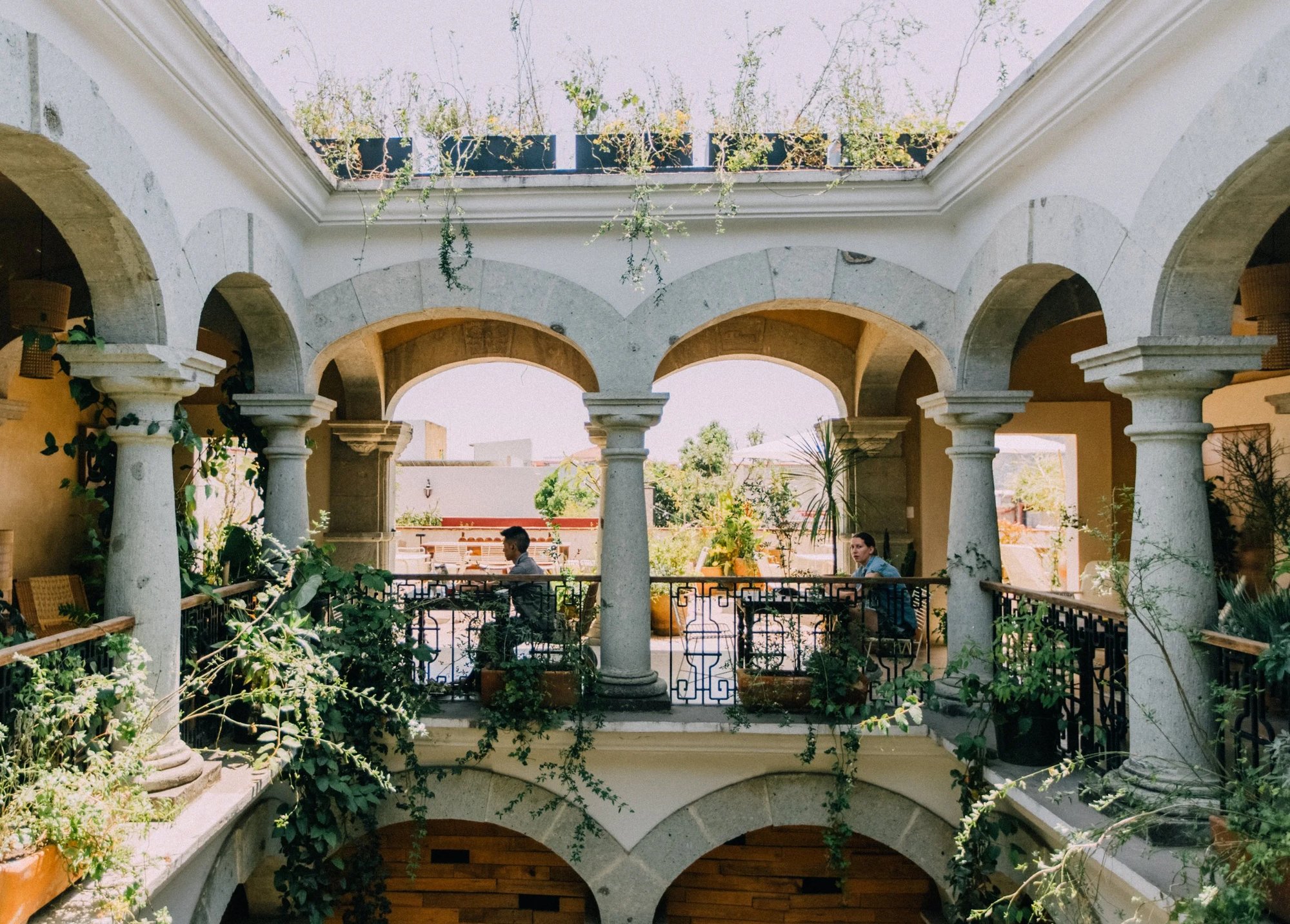 Amá Terraza bar in Oaxaca City, Mexico