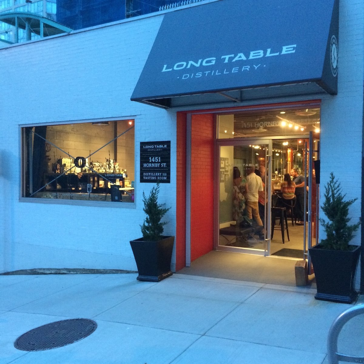 Long Table Distillery bar in Vancouver, Canada