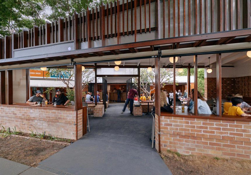 Patio by Range bar in Paddington, Australia
