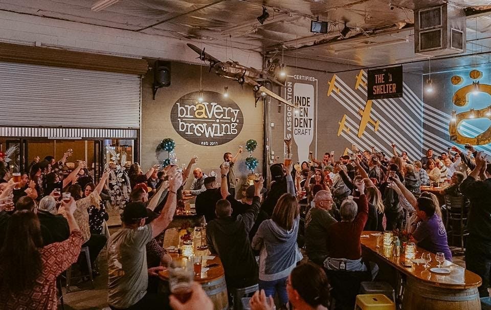 Bravery Brewing Company bar in Lancaster, United States