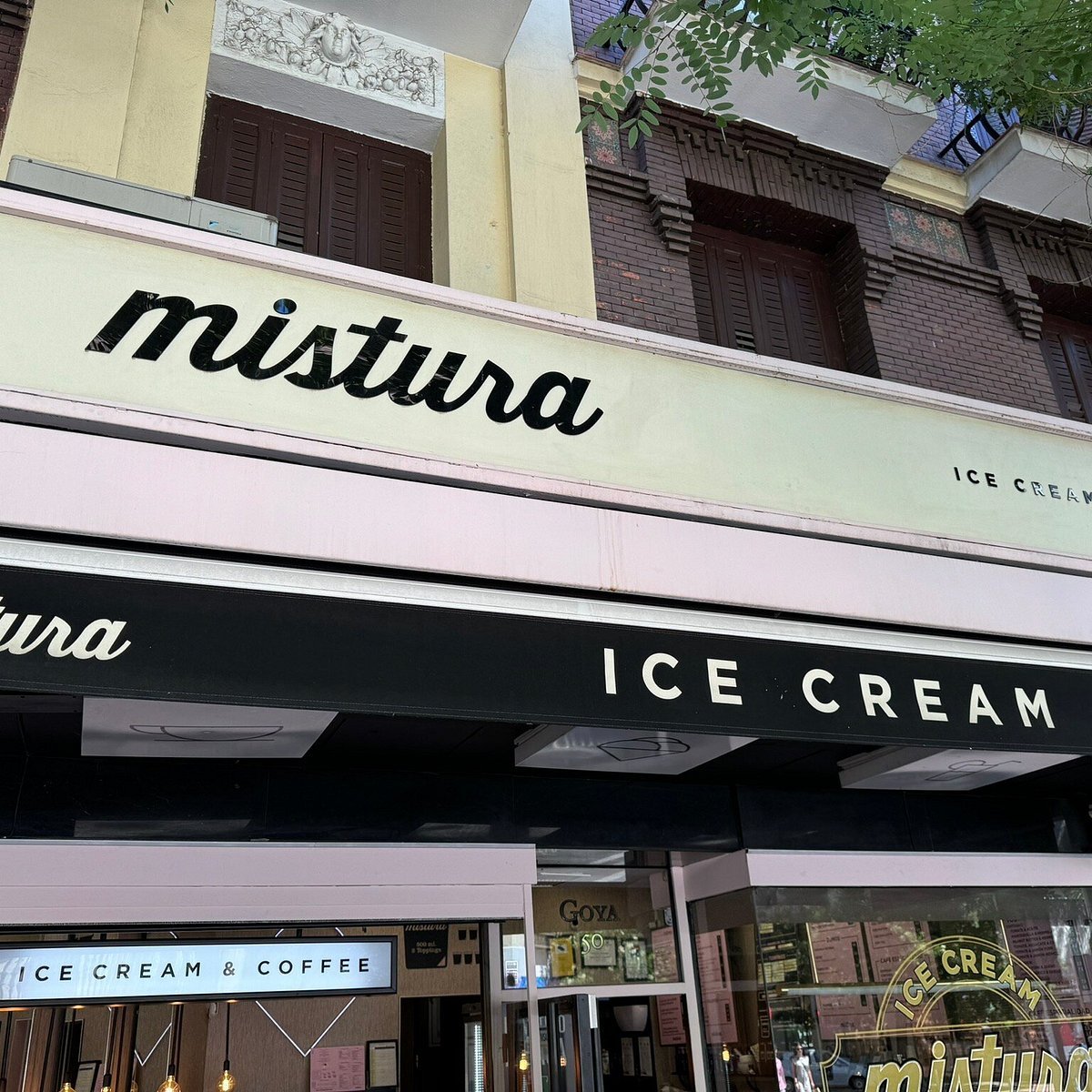 Mistura Ice Cream bar in Madrid, Spain