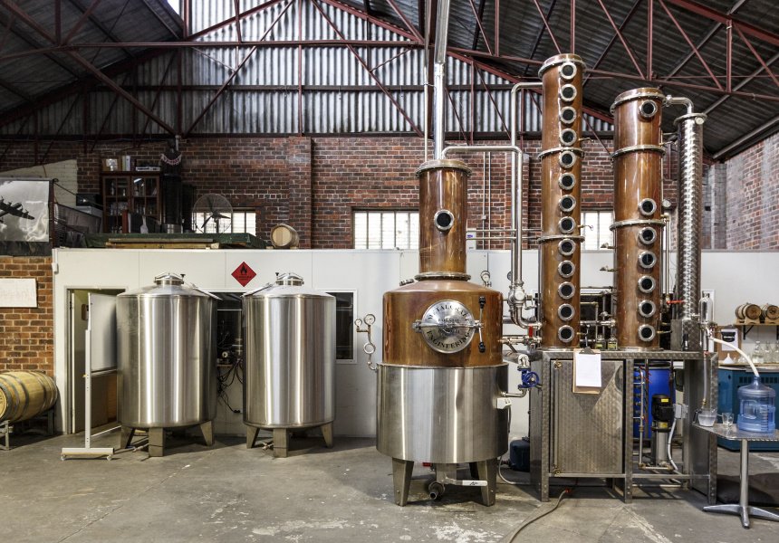 Whipper Snapper Distillery bar in East Perth, Australia