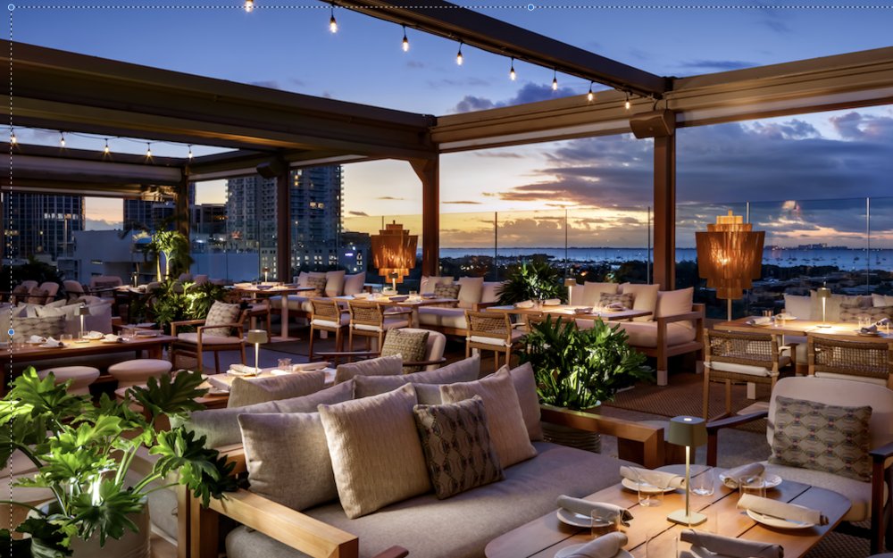 Level 6 Rooftop Restaurant Miami bar in Miami, United States