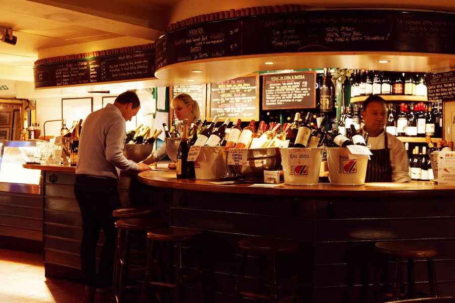 Cork and Bottle wine bar, Bar in London
