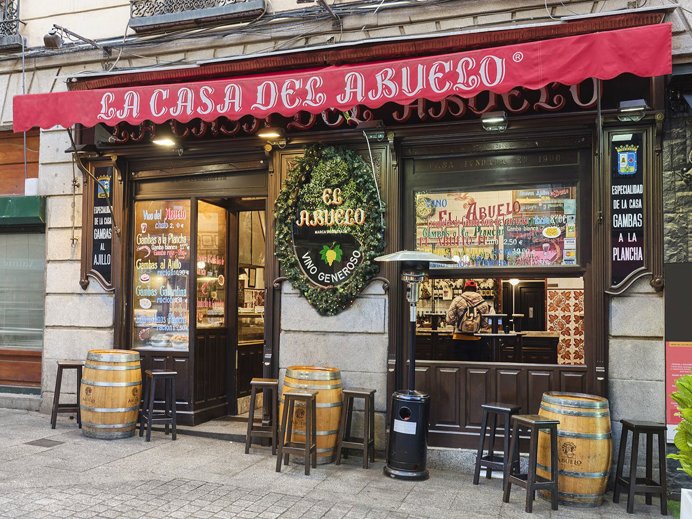 La Casa del Abuelo, Bar in Madrid