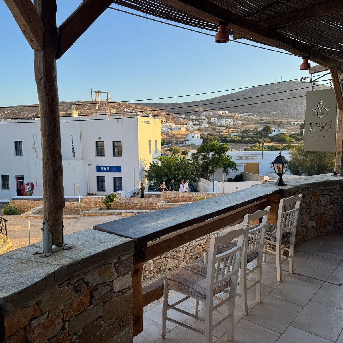 1790 wine cave bar in Folegandros, Greece