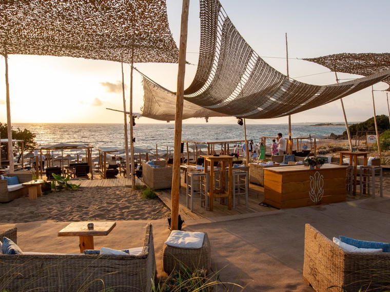 AMOHNITE Beach Bar, Rhodes, Greece