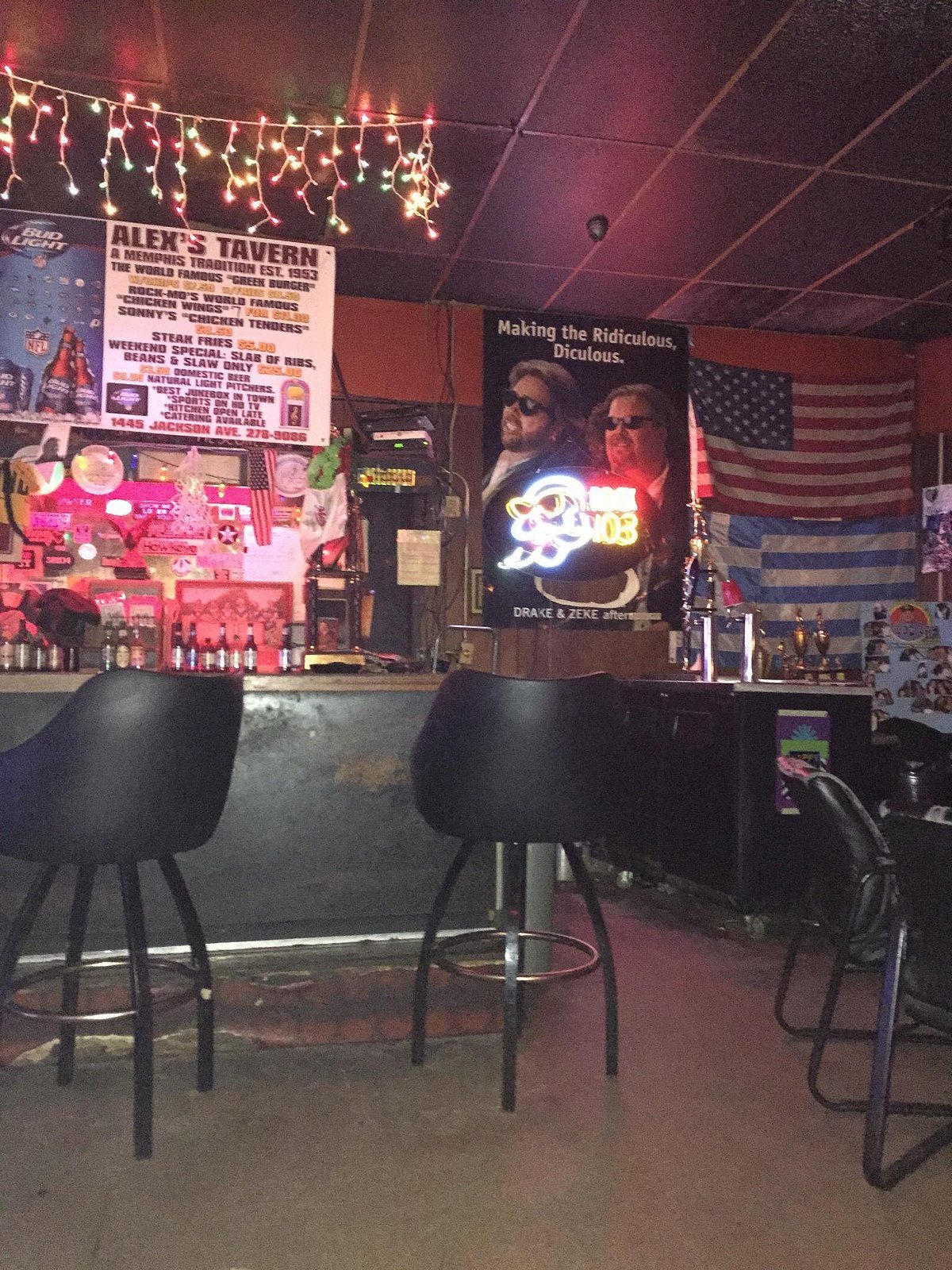 Alex's Tavern bar in Memphis, United States