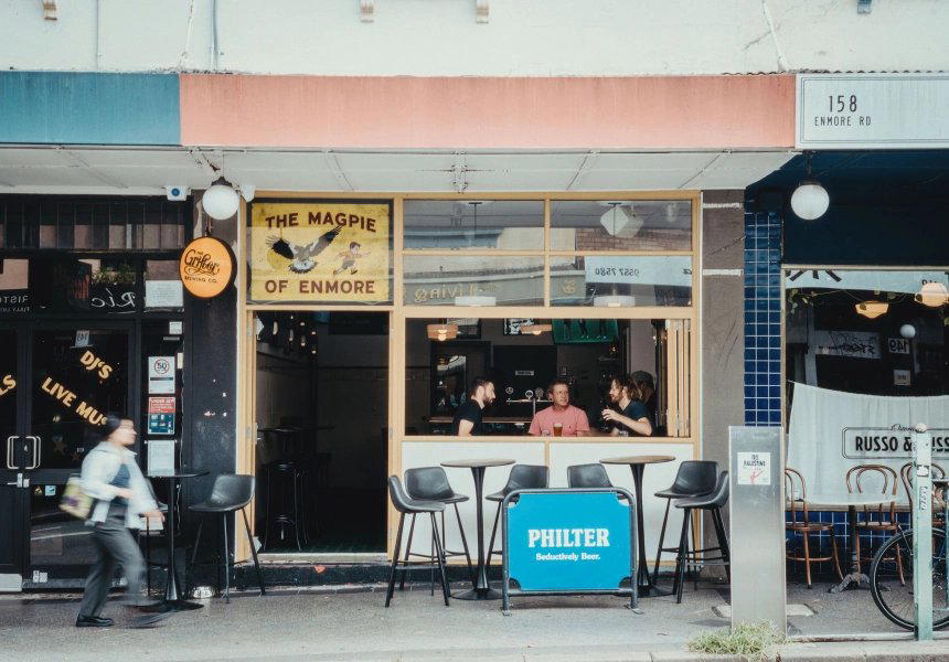 The Magpie Enmore bar in Enmore, Australia