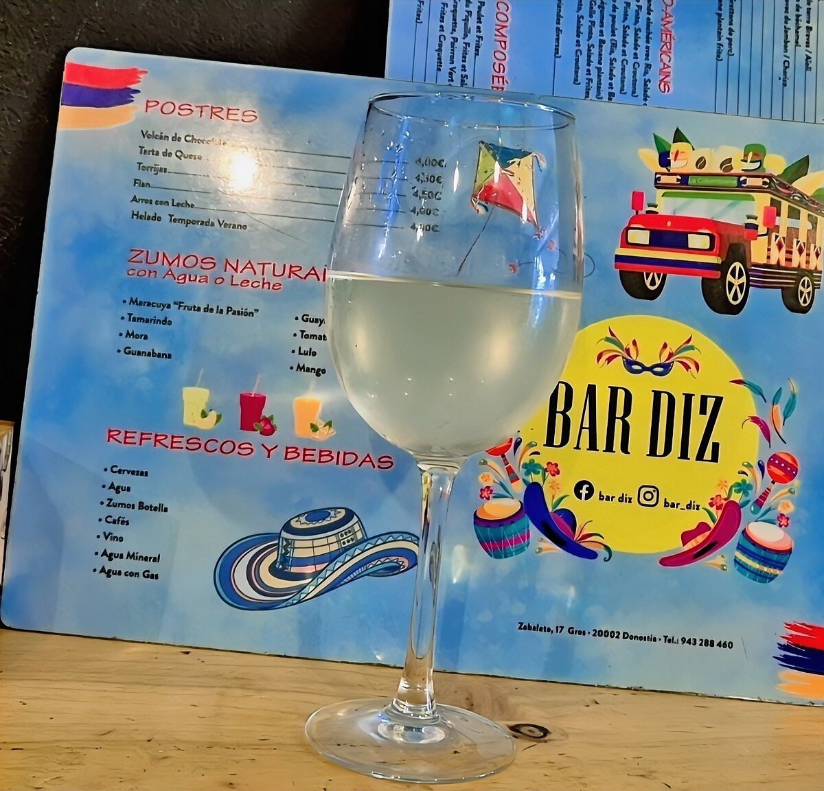 DIZ TABERNA bar in San Sebastián