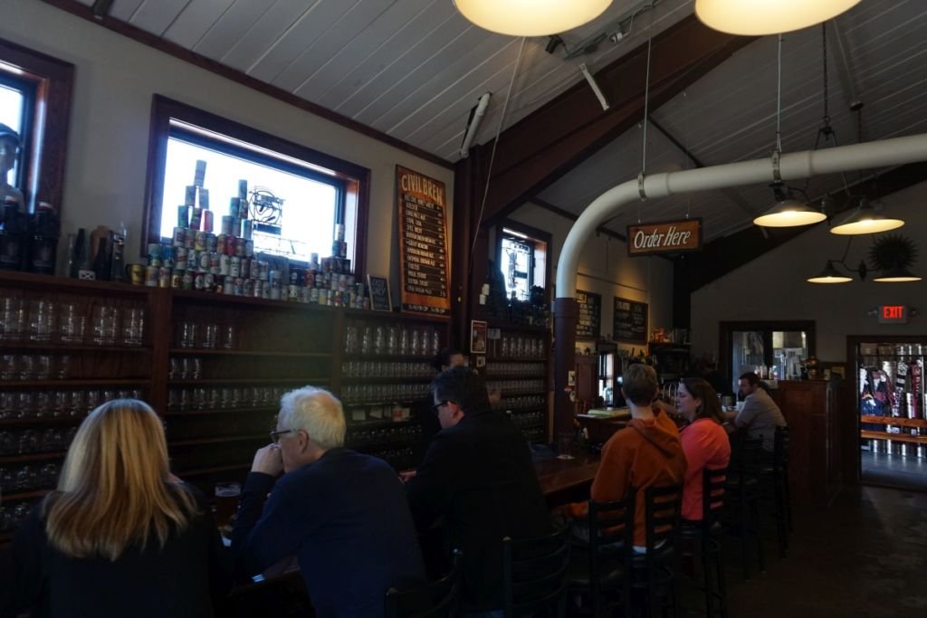 Civil Life Brewing Co. bar in St Louis