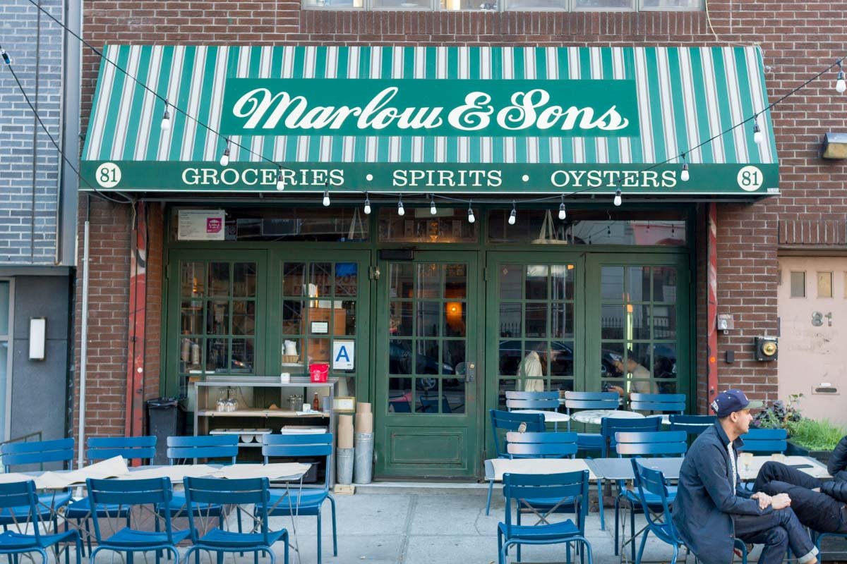 Marlow & Sons, Bar in New York City