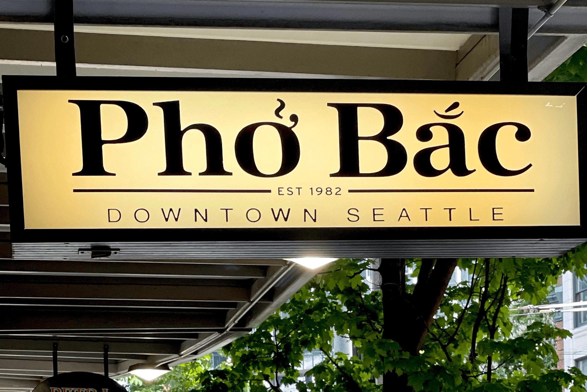 Phở Bắc bar in Seattle, United States