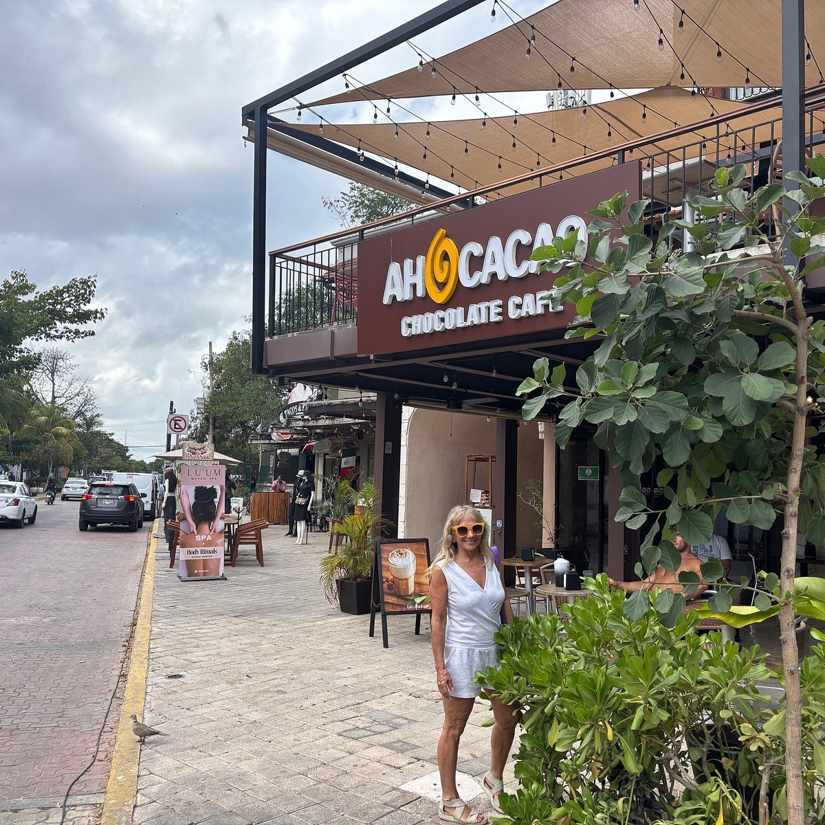 Ah Cacao Chocolate Café bar in Playa Del Carmen, Mexico