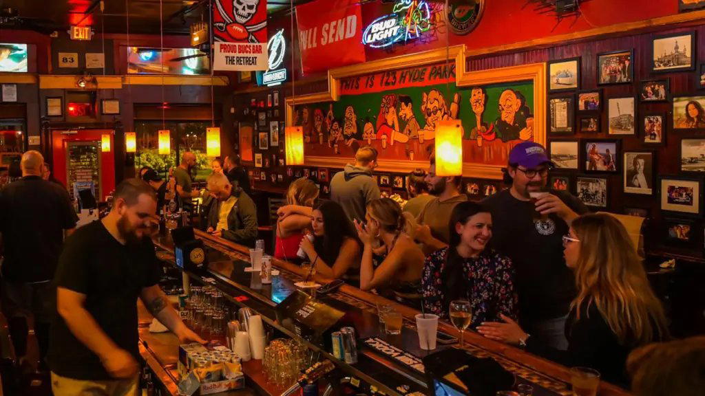 Retreat bar in Tampa, United States