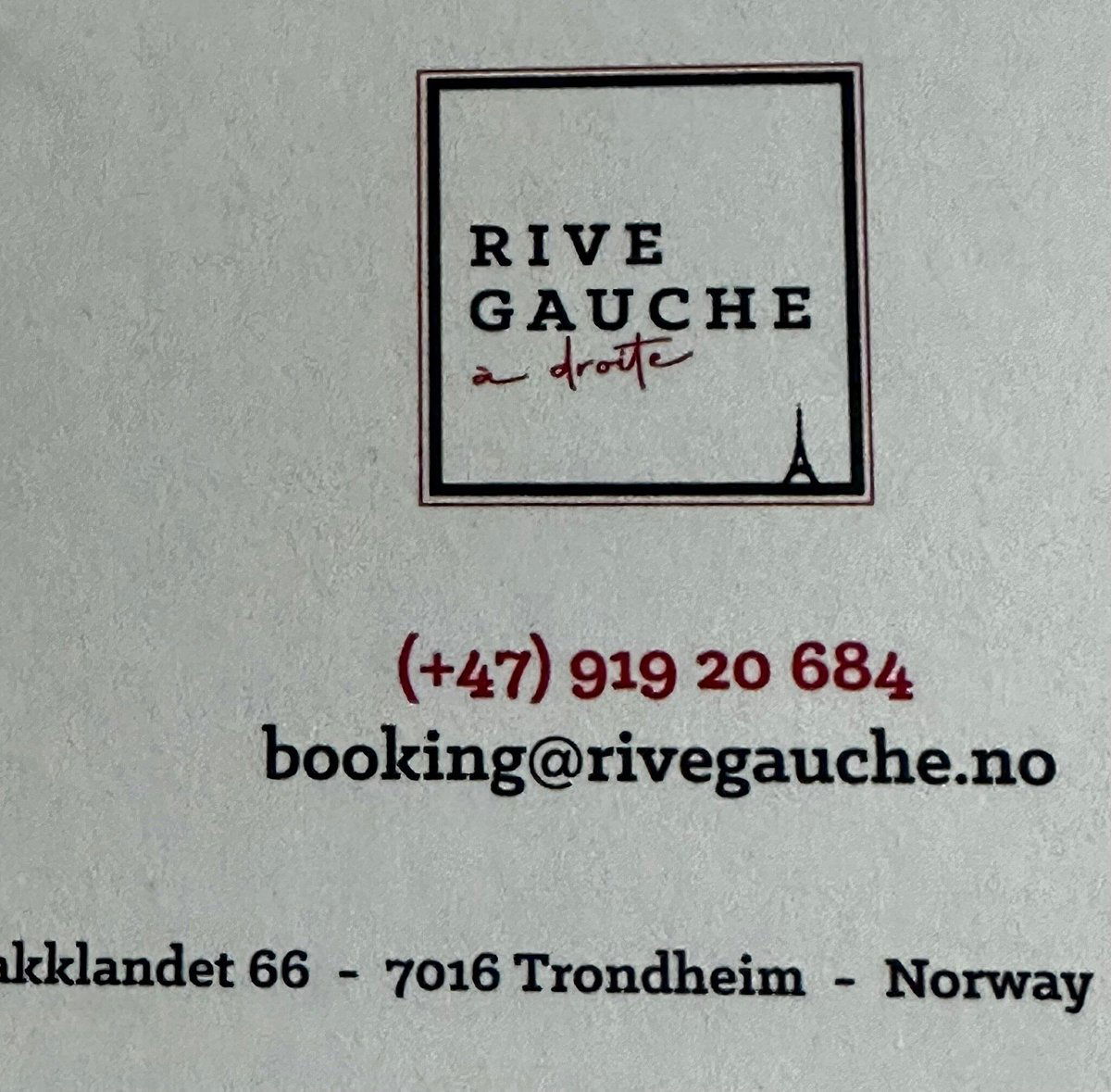 Rive Gauche, Bar in Trondheim