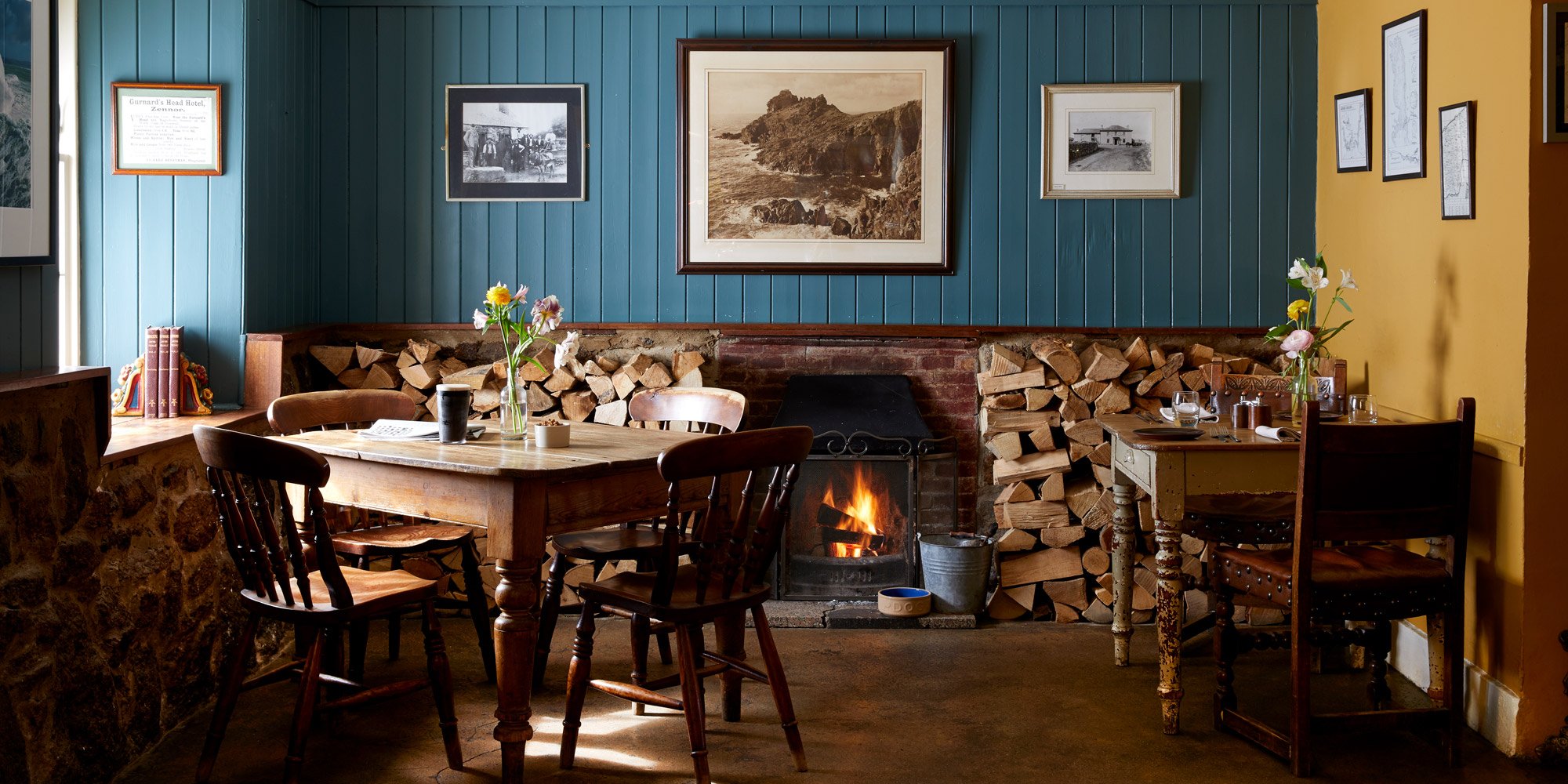 The Gurnard’s Head bar in Zennor