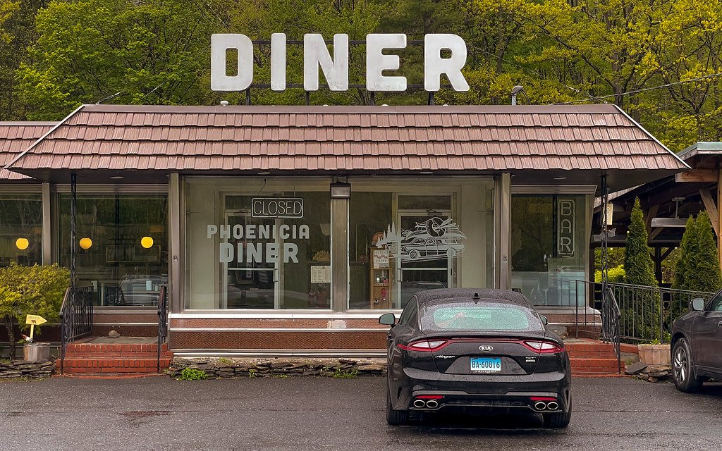 Phoenicia Diner bar in Shandaken, United States