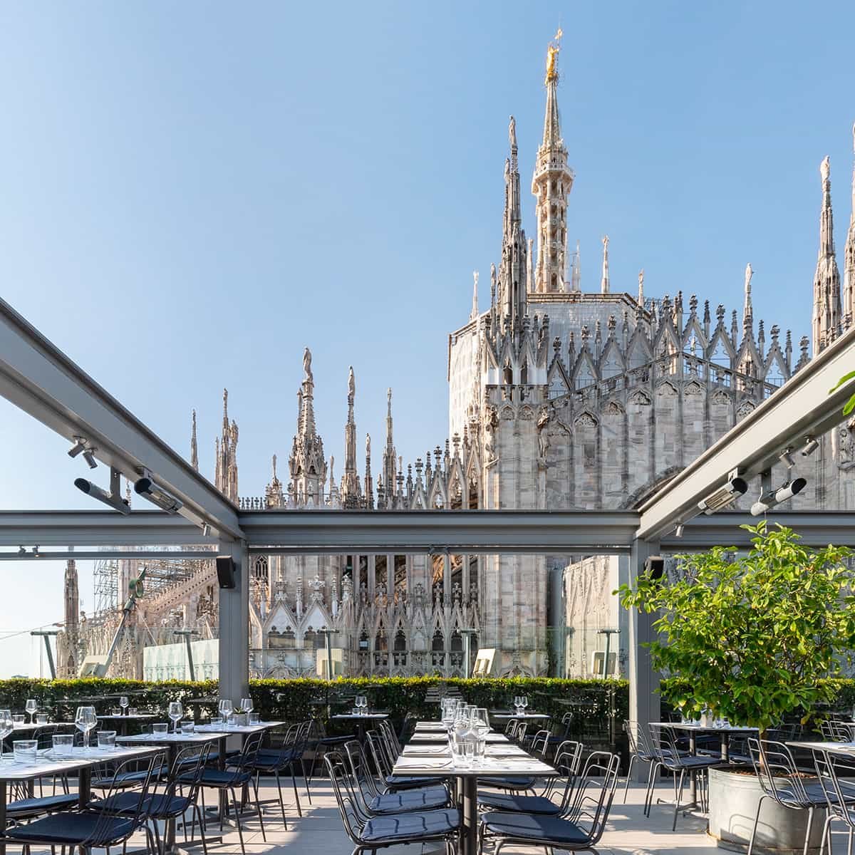 Rinascente Milano bar in Milan, Italy