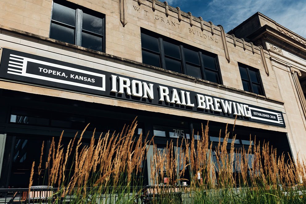 Iron Rail Brewing bar in Topeka, United States