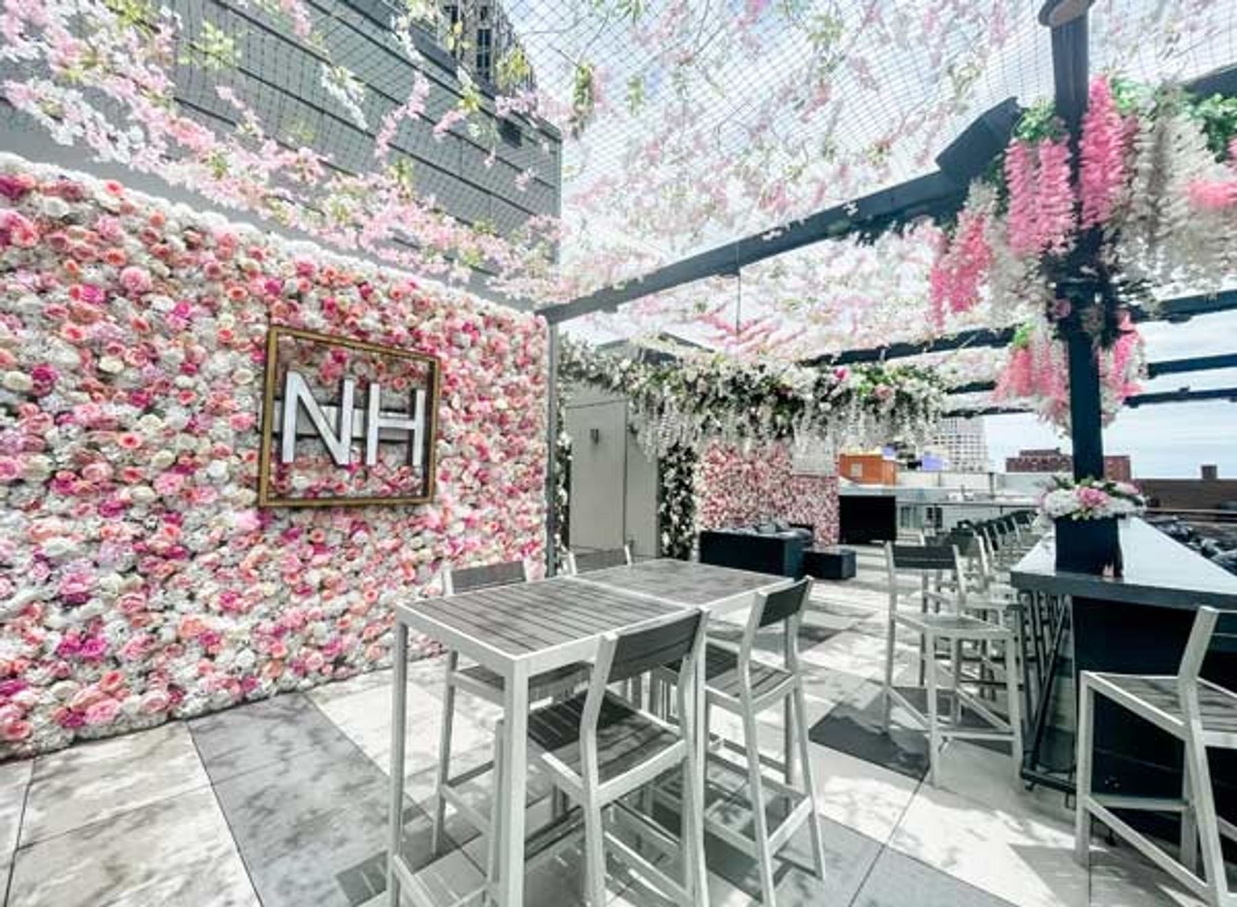 Novelty House Rooftop bar in Charlotte, United States