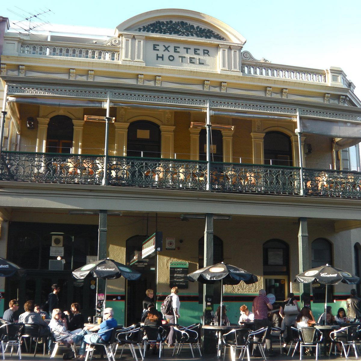 The Exeter Hotel Rundle Street bar in Adelaide, Australia