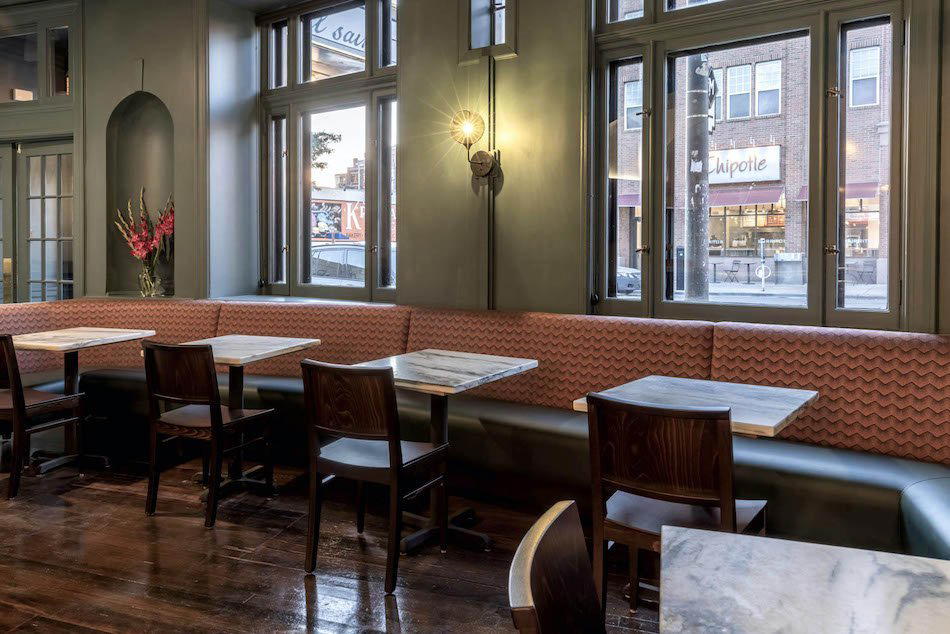 All Saints Restaurant bar in Minneapolis
